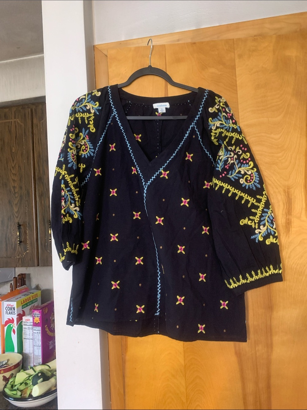 Top. Blue tote 1